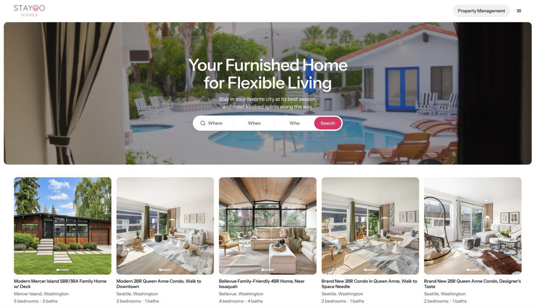 Stayoo Homes furnished homes